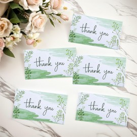 WTYONZEL Thank You Cards for Small Business,2" x 3.5" Essential Customer Appreciation Notes & Packaging Supplies,Thank You Notes for Supporting My Small Business Cards