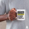 Tech Support Checklist Technical Support Gifts Computer Programmer IT Tech