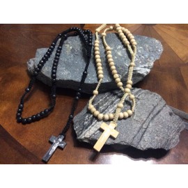 Blessed Wood Rosary Lady of the Angels LA 2018 Qty 2