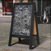 TEAKMAMA A Frame Chalkboard 40x20 Standing Chalkboard Sign Chalk Board