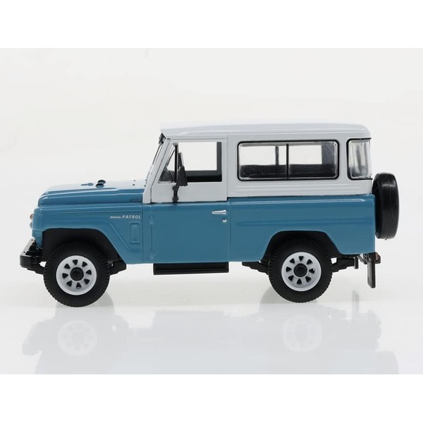 FIRST: 43 1/43 Nissan Patrol 300 H-60 1970 Light Blue/White, Overseas Specifications, Finished Product F43-164