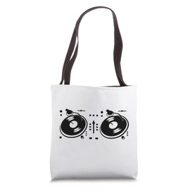 Two-Channel DJ Controller Sketch Tote Bag