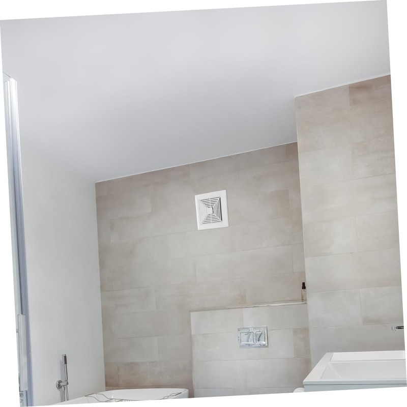 SEWACC Bathroom Exhaust Vent Cover Grille for Square Exhaust Fan