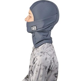 BLACKSTRAP Kids' Expedition Hood Dual Layer ExoHinge Balaclava Ski Mask, Helmet Compatible, Maximum Warmth and Comfortable for Kids, [Granite]