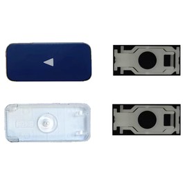 Replacement Left Arrow Keycap Key Scissor Clip Hinge Compatible with MacBook Pro/Air Model A2681 A2941 A2779 A2780 A2991 A2992 A2918 M2 M3 Pro/Max 2022-2023 Replace Left Arrow Keycap(Dark Blue)