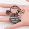 Fandom Gift Idea Team Klaus Always and Forever Keychain(Team Elijah