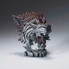 Enesco Edge Sculpture Wolf Baring Teeth Bust Miniature Figurine, 4.92