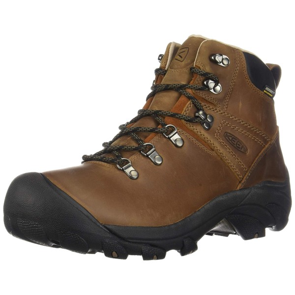 KEEN Men's Pyrenees Mid Height Waterproof Hiking Boots, Syrup, 11