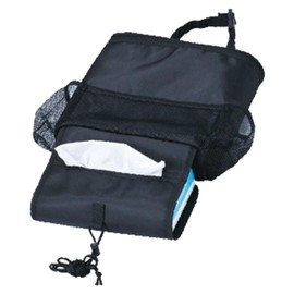 Car Seat Back Organizer, Insulated Auto Seat Back Hanging Bag Multi Pocket Travel Storage Bag Car Drinks Holder Cooler Bag with Mesh Pockets Seat Back Container for Travel