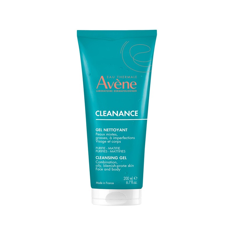 Eau Thermale Avène - Gel limpiador para cara y cuerpo,