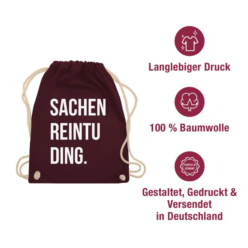 Festival “Sachen Reintu Ding” Gym Bag - Red -