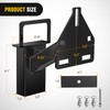 Nilight Spare Tire Carrier Mount Stake Pocket Boat 3-Nuts Trailer