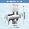 Bidet T Adapter, Leakproof 3 Way Tee Connector Bidet Attachment