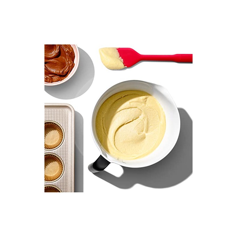 OXO Good Grips 2QT Plastic Batter Mixing Bowl, White