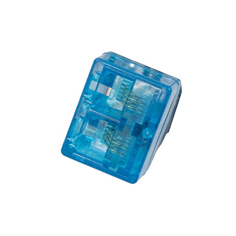 Modular Cord, Telephone Wire, Relay and Distribution Connector, 2 Female