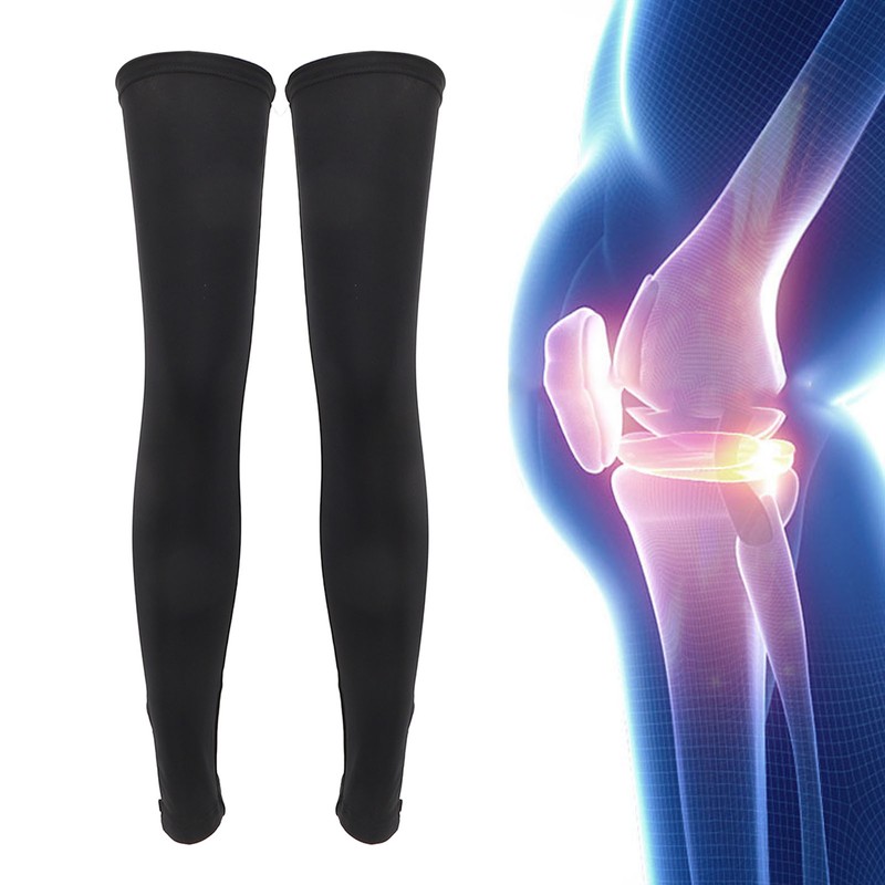 1 Pair Sun Protection Leg Sleeves Breathable Comfortable Quick Dry