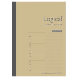 Nakabayashi Logical Diary 2026 2 Weeks B/A5/Craft NS-A504-26BS [PT1]