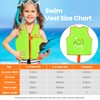 Kids Swim Vest with Adjustable Safety Straps for Ages 1-3