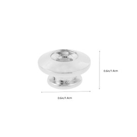 Kisangel 1 set Replacement Guitar Strap Locks Metal Strap Buttons for Ukulele Electric Acoustic Guitar Bass Easy to Install Durable Security Lock System