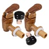iplusmile Set di 2 rubinetti per fusti di birra in
