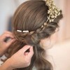 20 PCS Small Tiny Metal Side Hair Combs Plain Blank