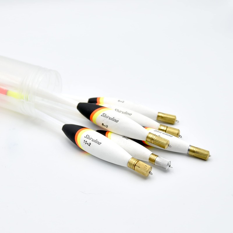 Sbirulino® Set of 6 Fishing Floats Model Vision (Size 3+2/4+2/6+2/8+2/10+2/12+2)