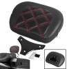 Unbranded PU Leather Sissy Bar Backrest Bracket For Harley Touring