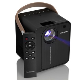 Memorex MX-PJ720 | 720P Portable HD Projector with Bluetooth 5.3, HDMI, USB, TF Card Input | 130 ANSI Lumens | Gaming, Presentations, and Home Entertainment