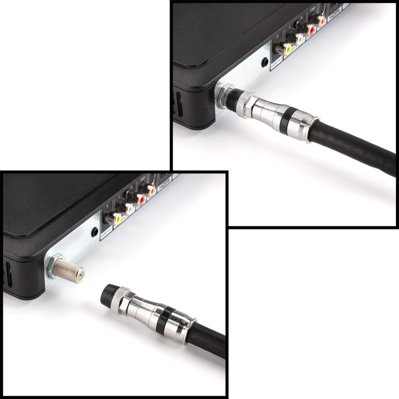 THE CIMPLE CO Coaxial Cable Compression Fitting Connector - for