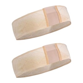 Pack of 2 skin-coloured wig grip, non-slip seamless wig grip headband wig band, adjustable elastic wig band, soft lace velvet wig accessories for sports, yoga, attaching wigs