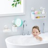 SWAMTIK Shower Caddy Suction Cup Sets, Shower Shelf No Drilling