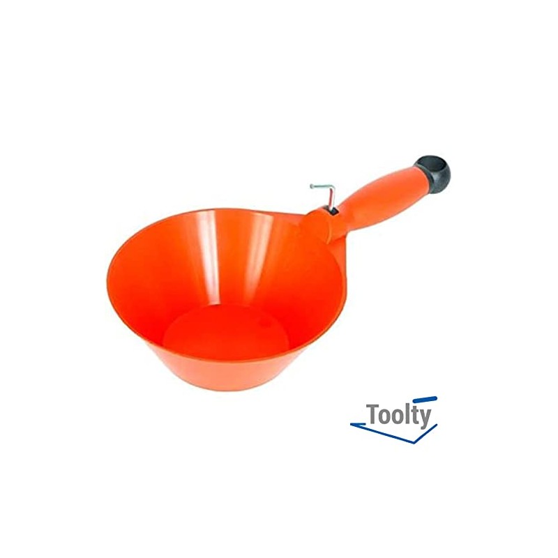 Proper Tools Toolty Plastic Scoop - 165mm Orange - Masonry