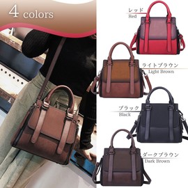 Angel Moon Women's Handbag, Small, Cute, Cross-body Style, 2-Way Commute, Black