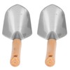 2Pcs Stainless Steel Garden Loose Soil Scoop Wearable Rope Portable