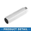 A ABSOPRO Rear Foot Pegs Footrests Silver for BMX MTB