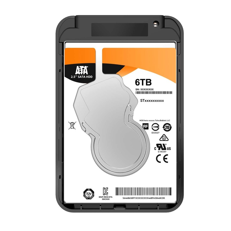 AISENS - ASE-2521B - External Enclosure 2.5" 9.5 mm Sata
