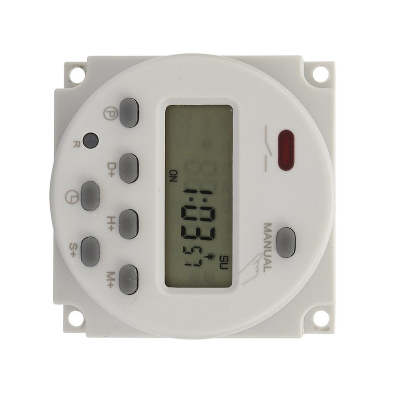Small Type 7 Days Programmable Digital Displayed Timer Switch 1S~168h