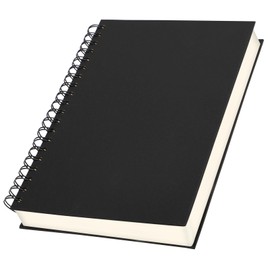 Yarotm Notebook Squared B5-1 Piece Ring Binder Notepad B5 - Spiral Bound Notebook Notepad 100GSM Paper - 240 Pages Checked Spiral Pad Perfect for Writing Diary Notes Black