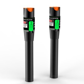 2PCS 30KM Visual Fault Locator for Fiber Optic Cables, VFL Supports FC/ST/SC Interfaces, Long-Range Fault Finder, Fiber Light Pen Tester, High-Precision OTDR Mapping Tool for FTTH, Telecom, Datacom