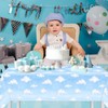 3Pcs Cloud Tablecloths-Cartoon Story Party Supplies Blue Sky White Clouds