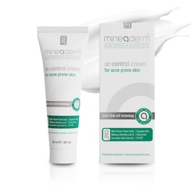 Mineaderm AC-Control Cream - Mattifying Face Cream for Oily Blemished & Acne Prone Skin with Niacinamide, Tea Tree Oil & AC.NET, Moisturising, Dermatologically Tested, 50 ml