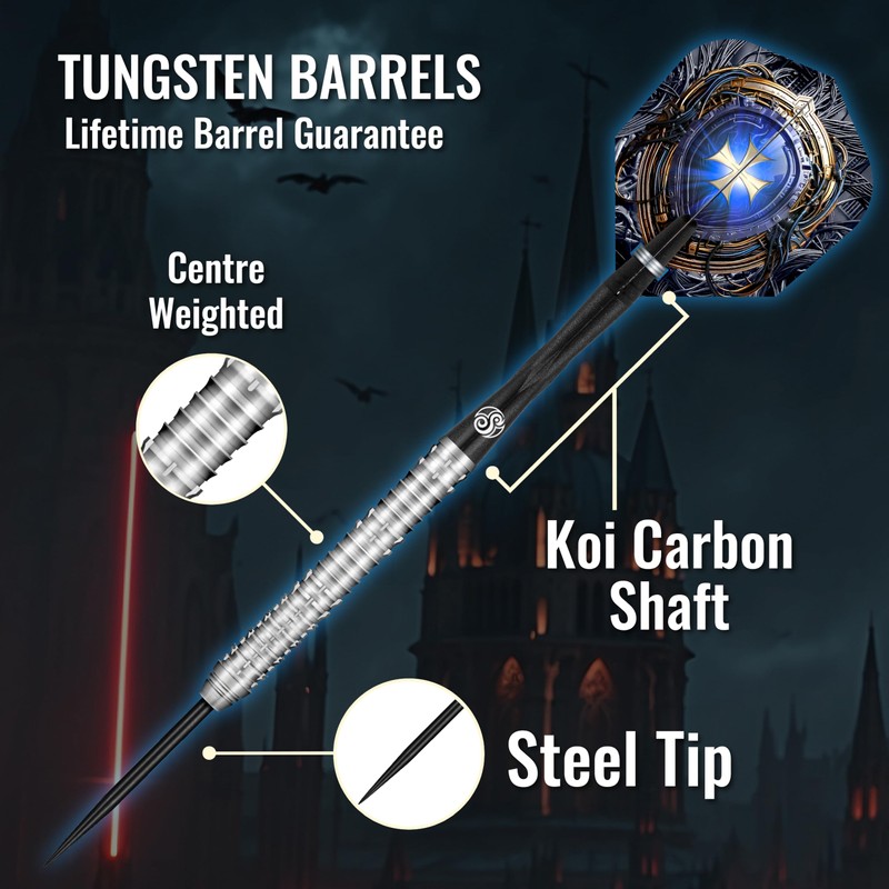 Shot! Future Knights Ironsoul 90% Steel Darts 24 g