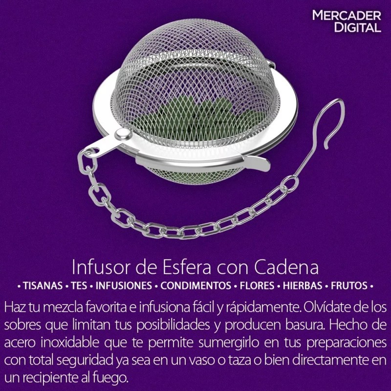 Mercader Digital Infusor De Té En Forma De Bola Con