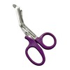 Purple Color - Paramedic Scissors 7.5" Length with One Serrated