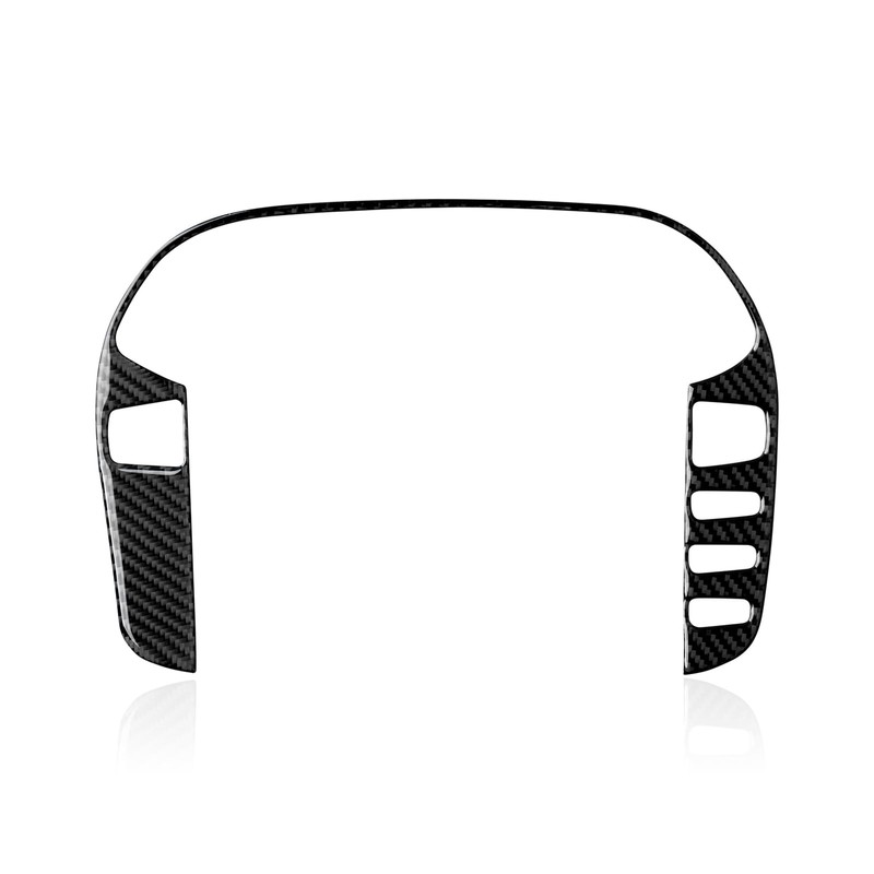 Car Carbon Fibre Air Conditioning Ventilation Panel Decorative Cover Trim