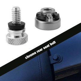 OTOTEC 1 Set Motorcycle Seat Bolt Rear Fender Seat Assembly Nut Compatible with H-arley Silver