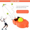 ALLOMN Solo Tennis Trainer Rebound with 3 String Balls, Solo