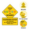 2 Pack Autism Awareness Car Magnets - Child with Autism