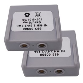 CC-STAR 3.6V 2100mAh 68300900 Battery 683 00900 for HETRONIC Remote Control Grey (2pcs)