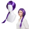 Rumi Wig, Rumi Hair Braid, Purple Cosplay Wig for Anime